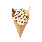 Super Cone Crispy White Chocolate Daim,Soft Ice Corner,Angelo